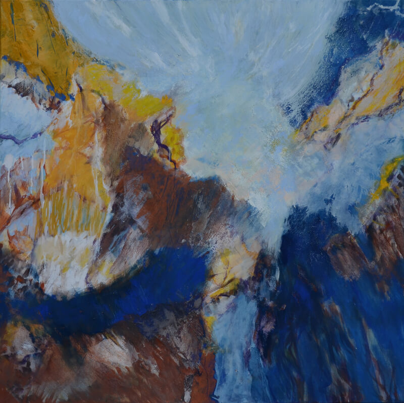 2024_peinture_fracas de glacier_100x100-corinne leforestier