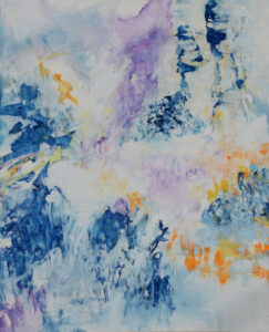 2025_peinture_premiere neige II_116x90-corinne leforestier