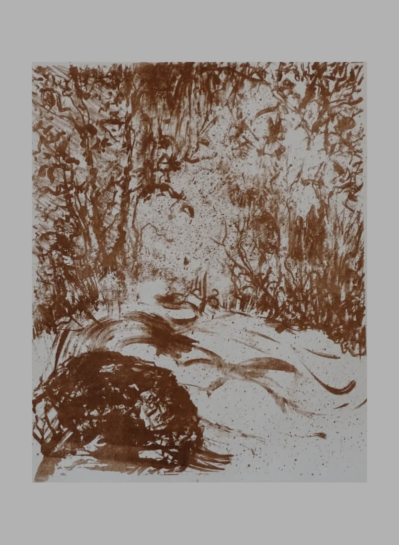 2025_wlitho_dans le ravin_sepia_cadre_corinne leforestier